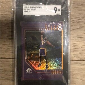 1997-98 SP Authentic Kobe Bryant Basketball Card